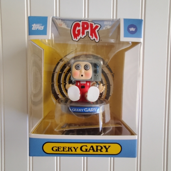 NIB Garbage Pail Kids Geeky Gary Figure Classic Vinyl Collect And Display Topps - Picture 5 of 10